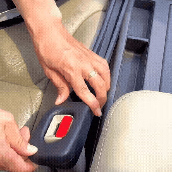 🔥Last Day 50% OFF🔥Universal Car Seat Gap Filler Strip – Anti-Drop Pad with Seatbelt Slot